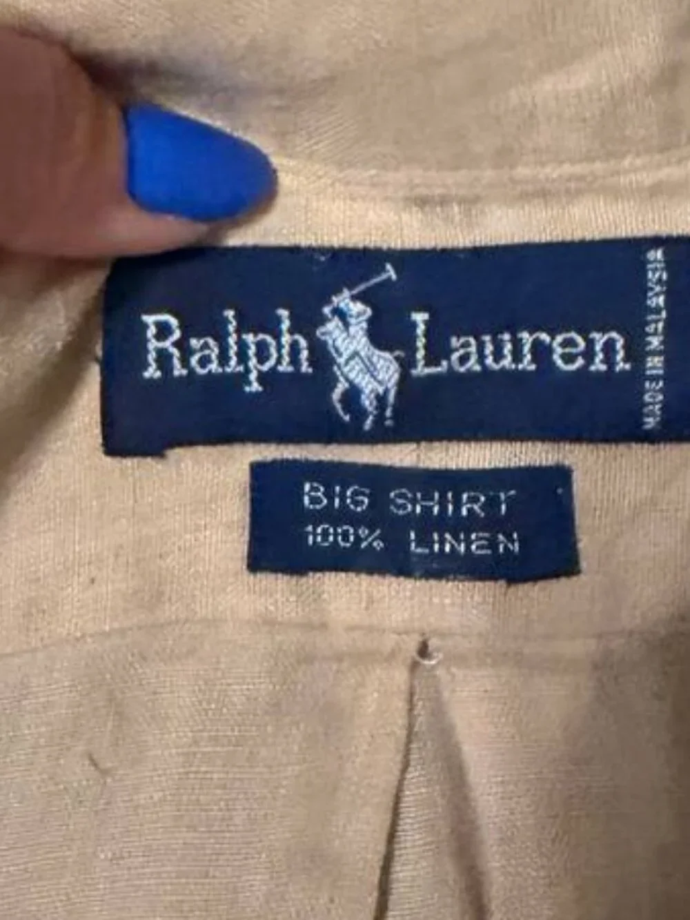 Polo Ralph Lauren 100% Linen Shirt
